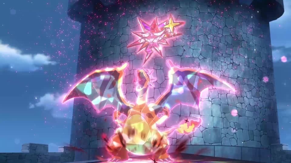Charizard teratipo Siniestro ruge.